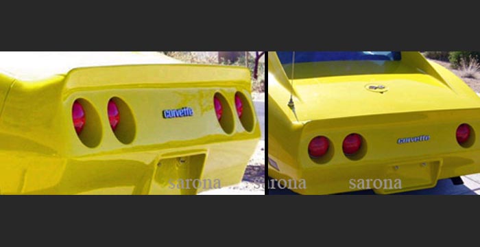 Custom Chevy Corvette Trunk Wing  All Styles (1977 - 1979) - $325.00 (Manufacturer Sarona, Part #CH-010-TW)